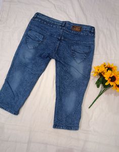 Denim Capri