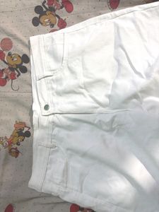 Classic White Wide Leg Jeans