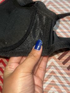 Black Padded Bra