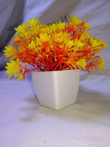 Set of 2 Yellow Artificial Flowers