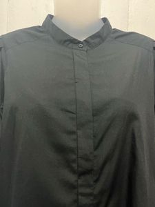 Chic Black Puff Sleeve Top