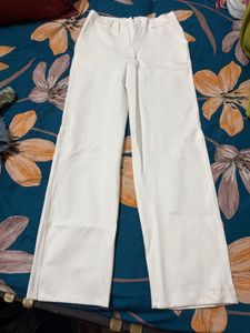 Cream Wide Leg Trousers brand new