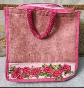 Pink Bunny Tote Bag