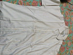 Men's Striped Button-Down Shirt