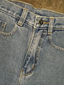 Classic Light Wash Wide Leg Jeans