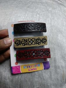 Floral Hair Clips (Set of 3)