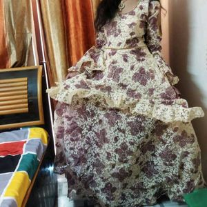 Elegant Floral Gown