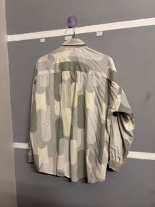 Abstract Print Long Sleeve Shirt