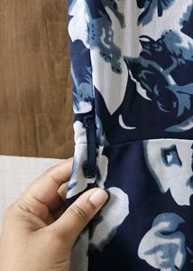 harpa blue floral dresa