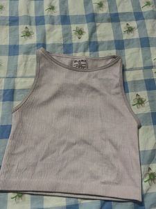 Ribbed Crop Tank Top