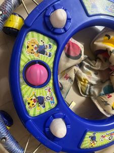 Blue Baby Walker with Toys