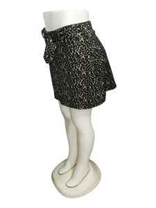 Leopard Print Short Skirts Free Size Fit To 32-38