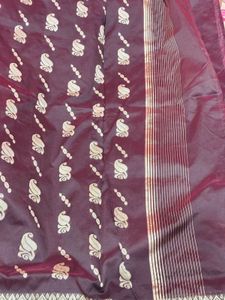 Banarasi brown saree