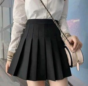 URBANIC Pleated Black Mini Skirt