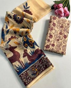 Beautiful Floral Print Saree