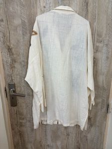 Embroidered Oversized Shirt or Beach Cover-Up