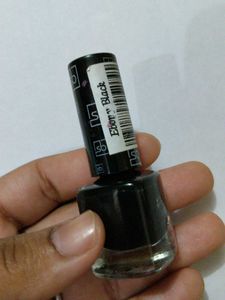 SB Ebony Black Nail Polish