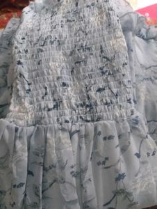 Blue Smocked Dress