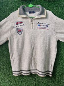HALF ZIP UP SWEATER