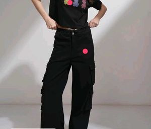 Stylish Black Cargo Pants