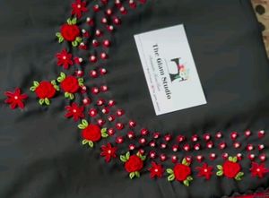 Hand Embroidered Suit ♥️🖤