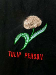 Black Tulip Graphic Tee