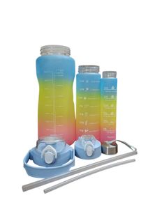 Gradient Water Bottle Set of 3