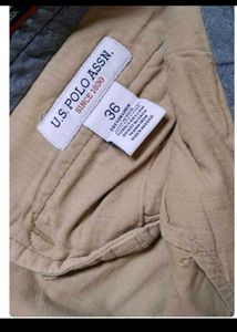 Men's Beige Chinos