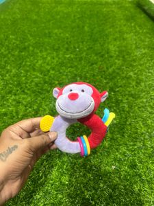 Monkey Rattle And Teether Ringaling Toy