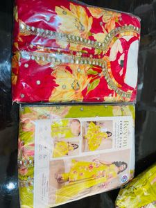 Vibrant Floral Print anarkali Set