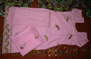 NEW Pink salwar suit set - 3 piece - { not used }
