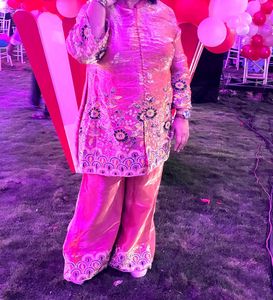 Elegant Embroidered Kurta and Palazzo
