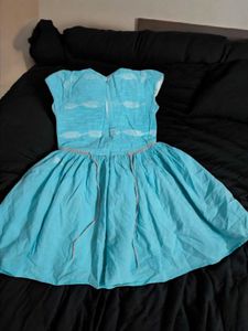 Adorable Blue Dress for Girls