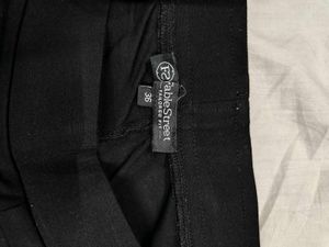 Black Straight Leg Pants