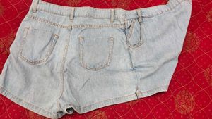 Denim Skort
