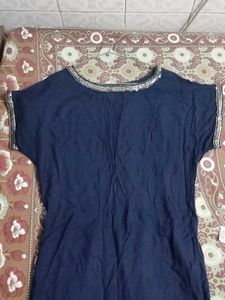Sparkling Navy Blue Dress