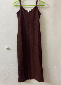 Women's Textured Slip Dress