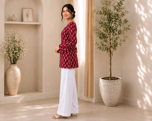 RUST colour short kurti