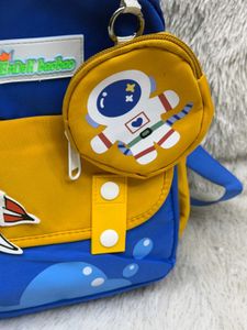 Cute Blue &amp; Yellow Astronaut Backpack for kids