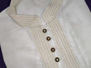 Men's Cream Kurta