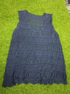 Net Woollen Top
