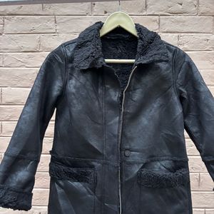 Vintage Style Unisex Faux Leather Coat