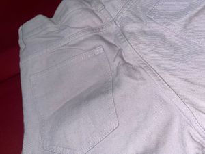 Light Purple Denim Shorts