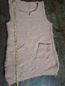 Vintage Fuzzy Knit Sweater Vest