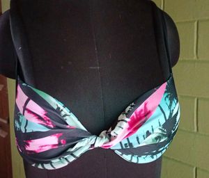 Import Tropical Print Bikini Set