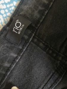 Dark Wash Denim Frayed Shorts