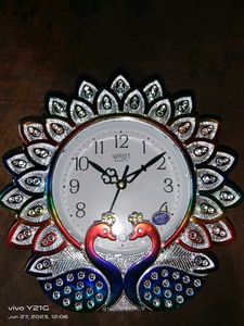 Beautiful Peacock Wall Clock