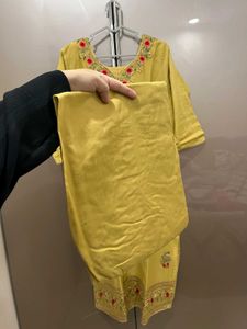 Mustard Yellow Kurta &amp; Shalwar