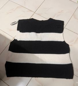 Striped Knit Sweater