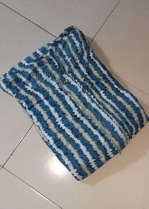 Blue Striped Cotton Kurta